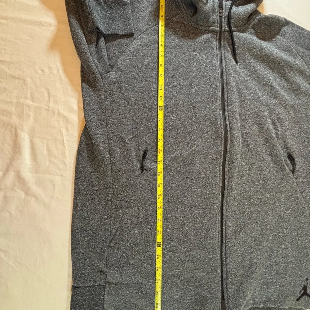 Nike Jordan Full Zip Hoodie Gray Tech Fleece Style Men’s XXL 2XL